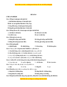 Đề thi cuối kì 1 Địa lý 10 Cánh diều (đề 5)