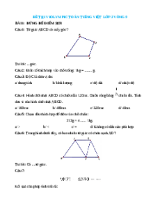 Đề thi Violympic Toán lớp 3 Vòng 9 có lời giải