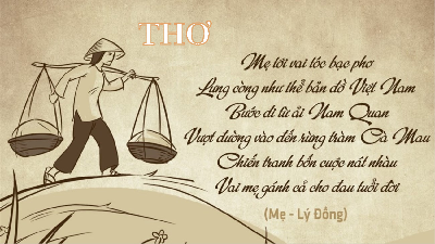 Giáo án Powerpoint Bài 2: Thơ Ngữ văn 6 Cánh diều