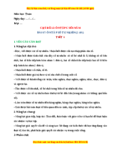 Giáo án Ôn tập số tự nhiên Toán lớp 4 Kết nối tri thức
