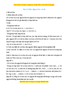 Lý thuyết Phản ứng oxi hóa – khử Hóa 10 Cánh diều