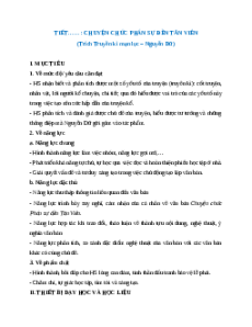 Giáo án Chuyện chức phán sự đền Tản Viên Ngữ Văn 12 Cánh diều