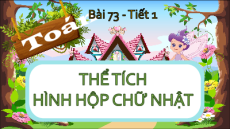 Giáo án Powerpoint Thể tích hình hộp chữ nhật Toán lớp 5 Chân trời sáng tạo