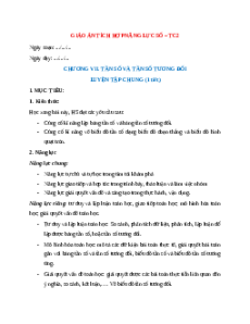 Giáo án Luyện tập chung trang 43 Toán 9 Kết nối tri thức (năng lực số)