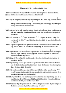 Chuyên đề Giải toán có lời văn (tiếp) Toán lớp 3 nâng cao Chân trời sáng tạo