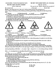 11 Đề thi thử tốt nghiệp THPT 2026 Vật lí (từ Trường/Sở)