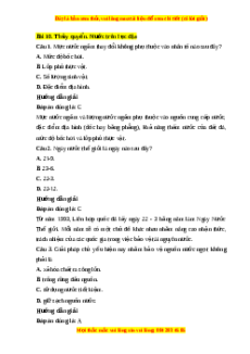 Trắc nghiệm Bài 10: Thủy quyển. Nước trên lục địa Địa lí 10 Cánh diều