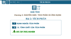 Giáo án Powerpoint Tích phân Toán 12 Giải tích