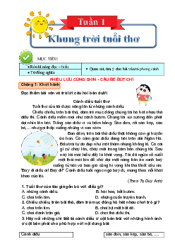 Bài tập cuối tuần Tiếng Việt lớp 5 Chân trời sáng tạo Học kì 1 (Phiên bản 2)