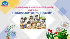 Giáo án Powerpoint Chủ đề 6 HĐTN, hướng nghiệp 7 Chân trời sáng tạo: Sống hòa hợp trong cộng đồng