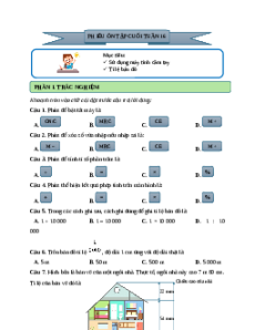 Bài tập cuối tuần Toán lớp 5 Cánh diều Tuần 16