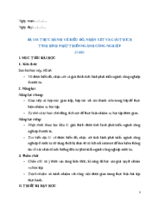 Giáo án Bài 19 Địa lí 12 Chân trời sáng tạo (2024): Thực hành