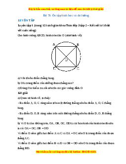 Giải Sgk Toán lớp 3 Bài 79: Ôn tập hình học và đo lường (Kết nối tri thức)