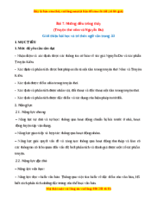 Giáo án Những điều trông thấy (2024) Chân trời sáng tạo