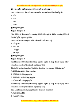 Trắc nghiệm Địa lý 7 Bài 10 Kết nối tri thức: Đặc điểm dân cư, xã hội châu Phi