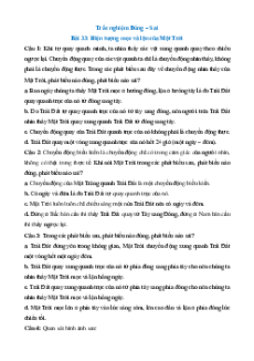 Trắc nghiệm KHTN 6 Cánh diều Phần 5 (có đúng sai, trả lời ngắn)