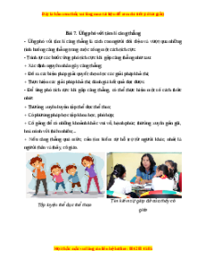 Lý thuyết GDCD 7 Chân trời sáng tạo Bài 7: Ứng phó với tâm lí căng thẳng