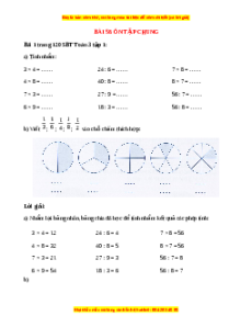 VBT Toán lớp 3 Bài 58 (Cánh diều): Ôn tập chung