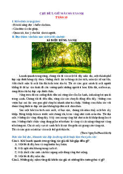 Bài tập cuối tuần Tiếng Việt lớp 5 Chân trời sáng tạo Học kì 2