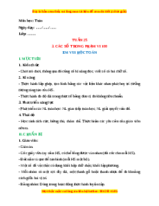 Giáo án Em vui học toán Toán lớp 1 Cánh diều