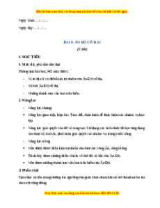 Giáo án Bài 8 Lịch sử 6 Chân trời sáng tạo (2024): Ấn Độ cổ đại