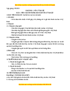 Giáo án Bài 1 Công nghệ 8 Chân trời sáng tạo: Tiêu chuẩn trình bày bản vẽ kĩ thuật