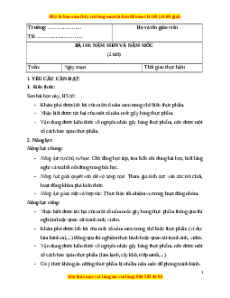 Giáo án Bài 16 Khoa học lớp 4 (Cánh diều): Nấm men và nấm mốc