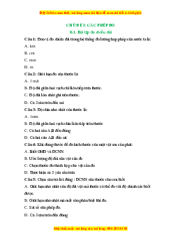 Bộ Trắc nghiệm KHTN 6 Chân trời sáng tạo (cả năm) có đáp án