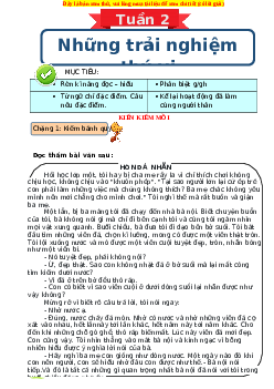 Bài tập cuối tuần Tiếng việt lớp 3 Tuần 2 kết nối tri thức (có lời giải)