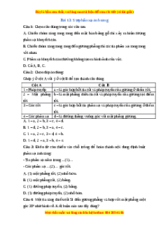 Trắc nghiệm Sự phản xạ ánh sáng KHTN 7 Cánh diều