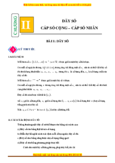 Chuyên đề dạy thêm Toán 11 Chân trời sáng tạo (có lời giải)