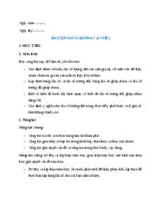 Giáo án Bài tập cuối chương 7 Toán 9 Chân trời sáng tạo