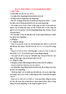 Giáo án Bài 11 Lịch sử & Địa lí lớp 4 Kết nối tri thức: Sông Hồng và văn minh Sông Hồng