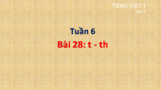 Giáo án Powerpoint Tuần 6 Tiếng việt lớp 1 Cánh diều