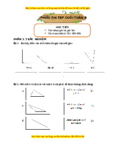 Bài tập cuối tuần Toán 4 Tuần 4 Kết nối tri thức (có lời giải)