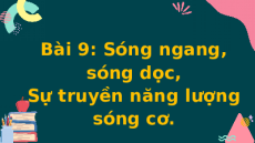 Giáo án powerpoint Sóng ngang. Sóng dọc. Sự truyền năng lượng của sóng  | Kết nối tri thức Vật lí 11
