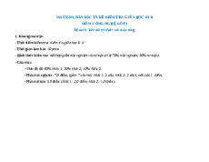 Đề thi giữa kì 2 Công nghệ lớp 3 Kết nối tri thức (Đề 1)