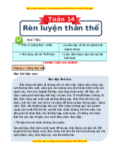 Bài tập cuối tuần Tiếng việt lớp 3 Tuần 14 Cánh diều (có lời giải)
