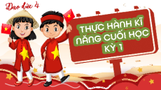 Giáo án Powerpoint Đạo đức lớp 4 Cánh diều (phiên bản 2): Thực hành kĩ năng cuối học kỳ 1
