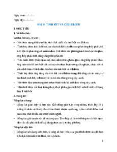 Giáo án NLS Hóa học 9 Kết nối tri thức Bài 30