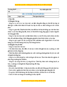 Giáo án Bài 2 Hóa học 12 Chân trời sáng tạo: Xà phòng và chất giặt rửa