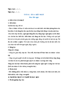 Giáo án Bài 4: Rét ngọt Tiếng Việt lớp 5 Chân trời sáng tạo
