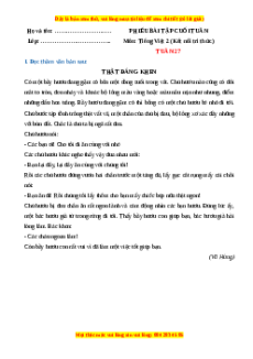 Bài tập cuối tuần Tiếng việt lớp 2 Tuần 27 Kết nối tri thức (có lời giải)