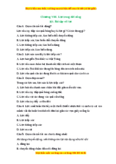 Trắc nghiệm Lực là gì KHTN 6 Kết nối tri thức