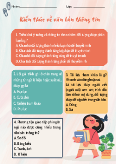 Giáo án Powerpoint Bài 10: Văn bản thông tin Ngữ văn 7 Cánh diều