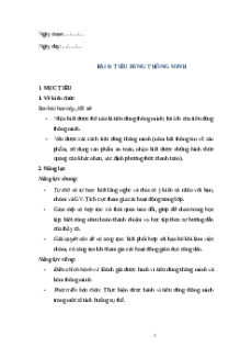 Giáo án Bài 8: Tiêu dùng thông minh Giáo dục công dân 9 Kết nối tri thức