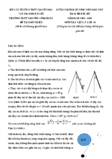 Đề thi HSG Vật Lí 10 Trường THPT Chuyên Vĩnh Phúc