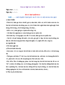 Giáo án Thơ hiện đại (2024) Cánh diều