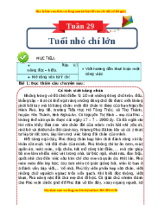 Bài tập cuối tuần Tiếng Việt 4 Tuần 29 Cánh diều (có lời giải)