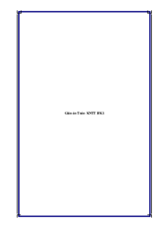 (Ôn thi Viên chức Tiểu học) Giáo án lớp 1 Kết nối tri thức